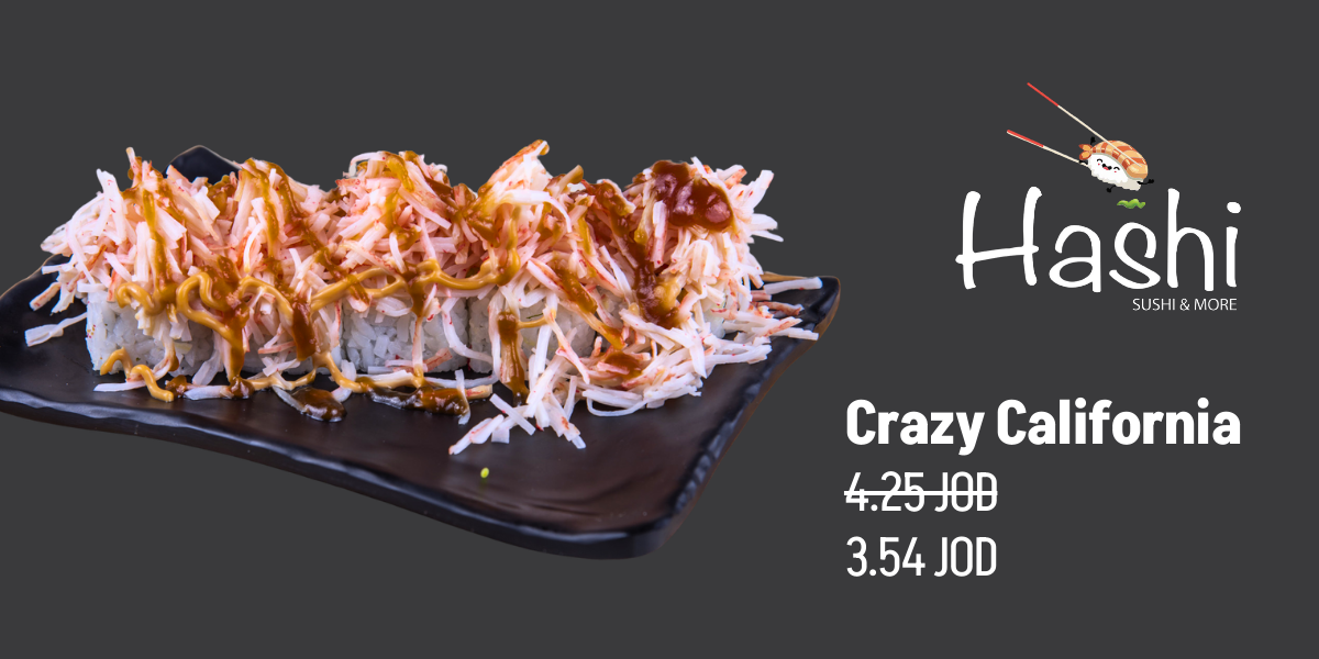 hashi sushi crazy california biteme