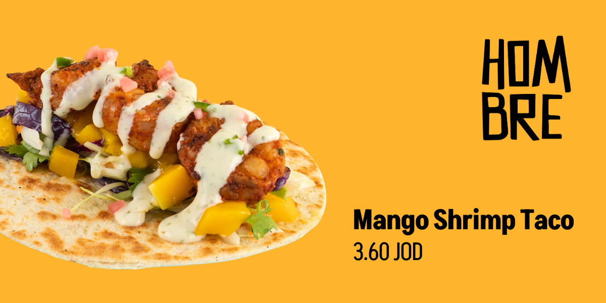 hombre kitchen mango shrimp taco