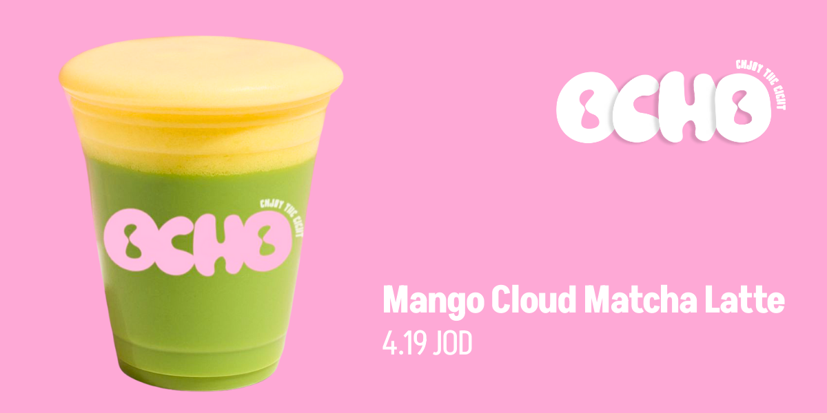 mango matcha latte ocho beat the heat