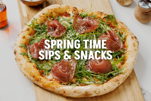 Spring time sips and snacks